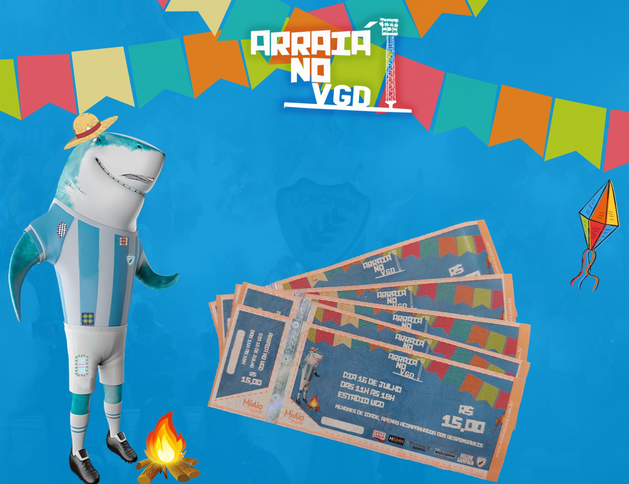 Londrina inicia venda do 1º lote de ingressos para o Arraiá no VGD